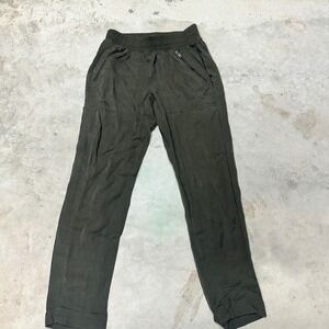 Juicy Couture Olive Green Lyocell‎ Jogger Pants Zip Pockets Women's Size S